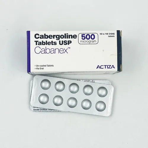 Cabergoline 500mcg (pack of 4 tablets)