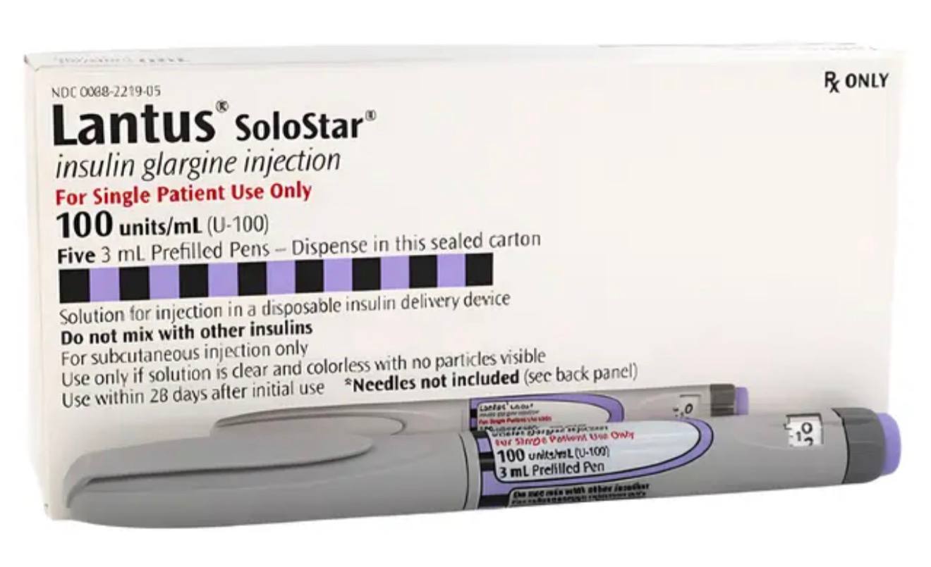 Lantus (Long-Acting) Solostar (1 Pen) 100iu 3ml