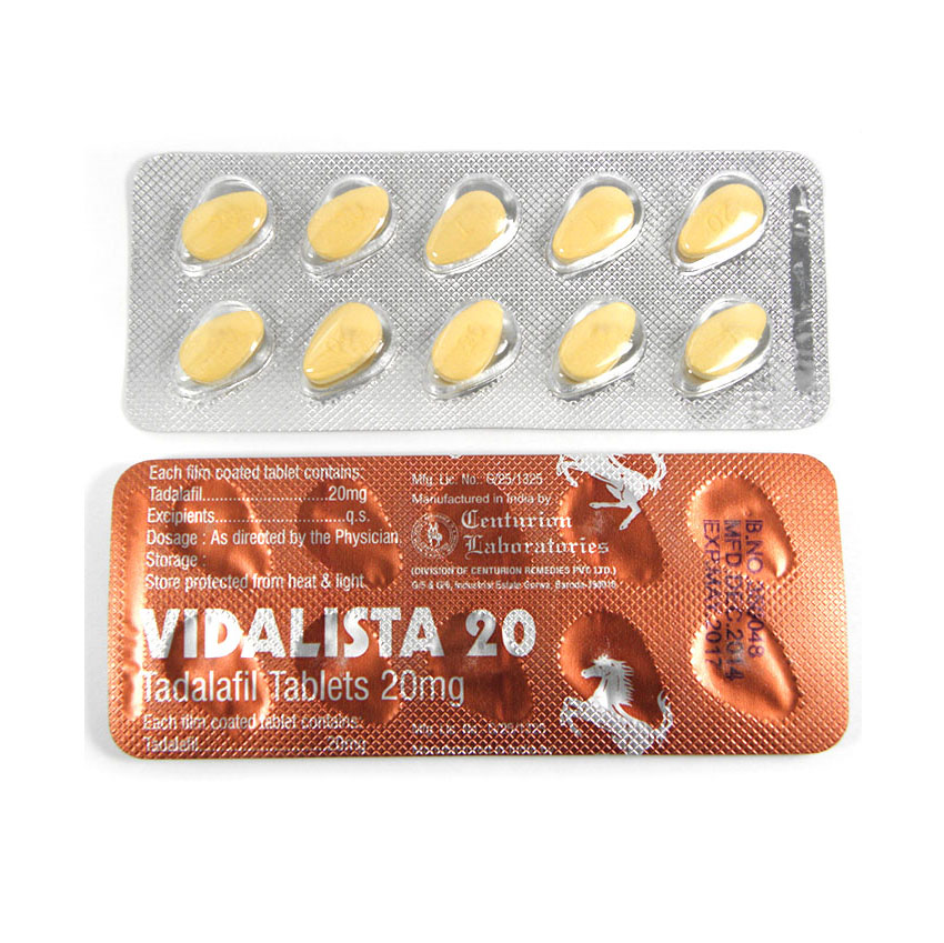Tadalafil (Cialis) 20mg (pack of 10 tablets)